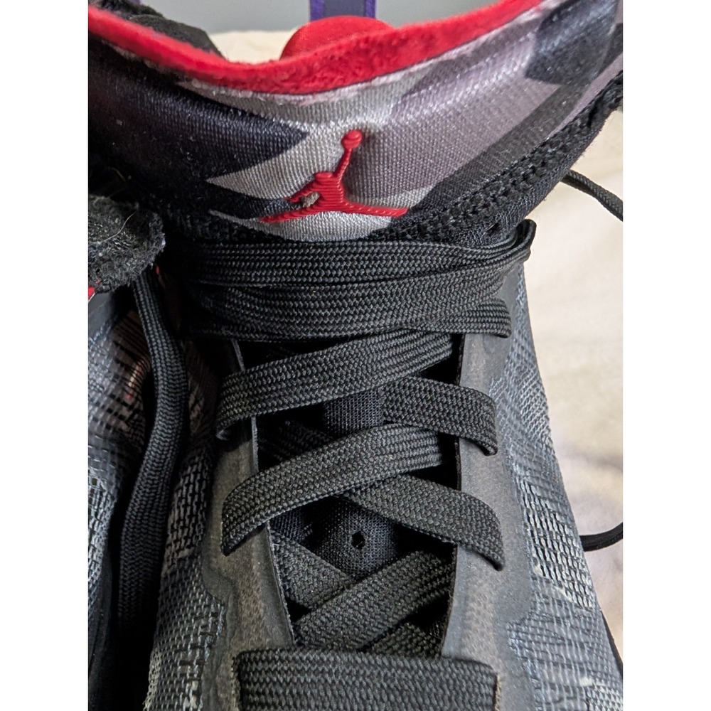 Air Jordan 37 Raptors Black Basketball Sneakers 6Y Red - Picture 5 of 9